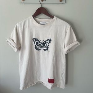 CHNGE butterfly 100% organic cotton tee